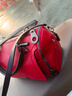 ANDSEEYOU時(shí)尚牛皮包包女2026新款軟皮復古手提包真皮百搭單肩包斜挎包女包 823紅色（升級版） 曬單實(shí)拍圖