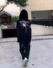 NEW OR MODE美式復古蜘蛛棒球服外套男秋冬季潮牌歐美街頭青少年飛行夾克男裝 紅色 XL 曬單實(shí)拍圖
