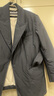 edition西裝羽絨服女腰帶款輕薄鵝絨服小眾短款外套 藍(lán)黑色K01 S/160 曬單實(shí)拍圖