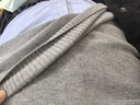 羅蒙馬甲男背心春秋季純棉套頭V領(lǐng)針織衫坎肩爸爸裝毛衣男MJ89深灰L 曬單實(shí)拍圖
