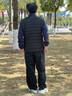 波司登25春疊穿羽絨服男90絨V領(lǐng)防風(fēng)保暖內(nèi)搭馬甲背心B250130001 曬單實(shí)拍圖