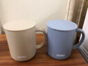 膳魔師（THERMOS）2023新款日本進(jìn)口膳魔師保溫杯保冷杯辦公室男女商務(wù)咖啡杯泡茶杯 灰藍(lán)色【450ml】 曬單實拍圖