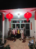 菲享新年燈籠大門掛的2025一對植絨大紅燈籠全家福過年陽臺led燈掛飾 100#【適合大門/門面】+led燈 【兩個裝】 曬單實(shí)拍圖