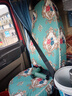 大貨車座套陜汽新德龍X3000 M3000 F3000軒德X3座套坐墊臥鋪墊套 藍(lán)色主副駕兩座 曬單實拍圖