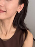 Arsis銀飾幸運(yùn)符號(hào)漫舞蝴蝶耳墜原創(chuàng)設(shè)計(jì)簡(jiǎn)約時(shí)尚百搭送女友生日禮物 漫舞蝴蝶耳墜（金色） 曬單實(shí)拍圖