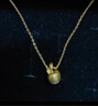 中國(guó)黃金（CHINA GOLD）平安果黃金項(xiàng)鏈女足金蘋(píng)果吊墜鎖骨鏈七夕情人節(jié)禮物送女朋友老婆 送禮首選-足金蘋(píng)果吊墜【贈(zèng)銀鏈+摯愛(ài)禮盒】紀(jì)念品 曬單實(shí)拍圖