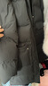 雪中飛童裝男童羽絨服中大童連帽休閑女童中長(cháng)兒童羽絨服黑色160cm 曬單實(shí)拍圖