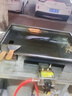 KIQUNE新款鐵板燒鐵板商用擺攤煤氣烤冷面豆腐烤魷魚燒烤盤雞蛋灌餅爐子 60*40*0.8厚+后排風(fēng)+灶 曬單實(shí)拍圖