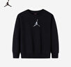 Jordan耐克AJ童裝男女童秋季加絨衛(wèi)衣NIKE兒童圓領(lǐng)上衣 曬單實(shí)拍圖