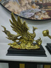 泰禧閣純黃銅鳳凰擺件瑞獸展翅火鳳凰呈祥家居客廳辦公室工藝裝飾品 鳳凰 高約 25cm 曬單實拍圖