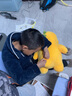 奶龍公仔超大一米可愛(ài)毛絨玩具娃娃恐龍玩偶兒童大號布娃娃生日禮 傲慢款 55厘米活動(dòng)-虧本甩賣(mài)中)含尾巴長(cháng)度 曬單實(shí)拍圖