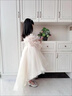 格素凡女童公主裙兒童高端禮服花童婚禮小女孩生日禮服主持人鋼琴演出服 主圖款 110 曬單實(shí)拍圖