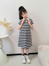 巴拉巴拉童裝女童裙子兒童連衣裙2025新款夏裝中大童洋氣撞色Polo裙時(shí)尚潮 黑白色調00491 120 曬單實(shí)拍圖