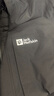 Jack Wolfskin狼爪沖鋒衣男秋冬款戶外防風(fēng)防水登山保暖羽絨內(nèi)膽沖鋒衣三合一 6000/黑色 S 170/92A充絨量：100G 曬單實拍圖