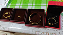 中國(guó)黃金（CHINA GOLD）四葉草黃金手鏈女足金轉(zhuǎn)運(yùn)珠手飾七夕情人節(jié)生日禮物送女友老婆 京速達(dá)*足金手鏈【中金禮盒】約1.7-1.8g 曬單實(shí)拍圖