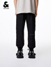 杰克·瓊斯（JACK&JONES）男裝工裝褲男春夏機能風(fēng)百搭個性帥氣潮流休閑褲束腳褲子品牌衣服 E41黑色 M （175) 曬單實拍圖