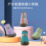 HCPET小狗狗鞋子泰迪比熊寵物中小型犬夏季戶(hù)外透氣涼鞋不掉腳防臟腳套 2402紅藍笑臉?lè )浪p薄款 2號【寬3.3CM】建議11斤以?xún)?曬單實(shí)拍圖