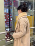 雅格羅伊獺兔毛皮草圍巾女秋冬真毛獺兔毛圍巾女冬季保暖學生百搭可 卡其色 曬單實拍圖