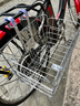 ROGTYO 自行車(chē)折疊車(chē)筐加粗金屬車(chē)籃前掛籃山地車(chē)簍菜籃子單車(chē)貨架側掛籃配件騎行裝備 銀色加粗 曬單實(shí)拍圖