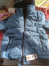 啄木鳥新年羽絨服男士冬季新款連帽雙面穿短款外套白鴨絨加厚上衣服男裝 藍(lán)色 3XL 150--165斤 曬單實(shí)拍圖