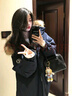 與欣羽棉襖絨服女毛領(lǐng)工裝棉服女2024年新款冬季加厚寬松外套女冬裝 藏青 均碼【可備注碼數(shù)】 曬單實(shí)拍圖