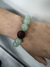 凈心石和田玉手鏈淺青玉DIY小葉紫檀貔貅圓珠手串 生日禮物 曬單實(shí)拍圖