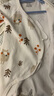 Kordear 新生兒綁帶連體衣春秋季寶寶純棉哈衣嬰兒秋裝外穿衣服 花灰小熊 66cm 曬單實拍圖