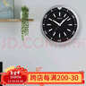 精工日本精工時(shí)鐘水鬼系列鐘表簡(jiǎn)約大氣掛表客廳臥室現代夜光石英掛鐘 14英寸黑色QXA723A 曬單實(shí)拍圖