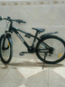 喜德盛[吳磊推薦]山地自行車(chē)24款黑客350 X6鋁合金車(chē)架21速變速機械碟剎 黑銀 15.5寸(建議身高150-165) 曬單實(shí)拍圖