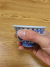 劉建鋒窯瓷貝貝景德鎮(zhèn)永樂青花纏枝蓮壓手杯高端柴燒主人杯男士喝茶杯套裝 劉建鋒窯柴窯青花纏枝蓮蓋碗 曬單實(shí)拍圖