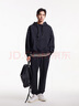 杰克·瓊斯（JACK&JONES） 松緊彈力抽繩腰頭法斗狗刺繡裝飾潮流舒適百搭衛褲男裝22511D012 曬單實(shí)拍圖