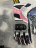 Ones Again！機車(chē)手套男碳纖維防摔冬季摩旅摩托車(chē)騎行女款防風(fēng)保暖 MG22CF女款-粉（冬季款） M 曬單實(shí)拍圖