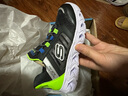 Skechers斯凱奇兒童閃穿鞋無(wú)需彎腰一腳蹬男大童運動(dòng)鞋閃燈鞋跑鞋403843L 曬單實(shí)拍圖