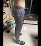 SKARO【雷軍同款】男士西褲商務(wù)正裝修身直筒垂感黑色羊毛西裝褲 藍色SKD113（修身版） 47 =33碼=2.52尺=84腰圍 曬單實(shí)拍圖