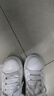 森馬（Senma）時尚潮流百搭厚底小白鞋系帶透氣休閑鞋女121134805 白銀色 36碼 曬單實拍圖