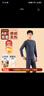 愛(ài)帝【德絨+羊絨+桑蠶絲】秋冬男女士半高領(lǐng)保暖內衣套裝秋衣秋褲女 午夜藍-男套裝 XL 曬單實(shí)拍圖