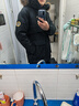 雪中飛極寒加厚羽絨服男中長(zhǎng)款高級(jí)貉子大毛領(lǐng)保暖鵝絨服冬季外套 黑色【鵝絨極寒款】 4XL 195 【建議180-200斤】 曬單實(shí)拍圖