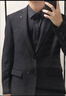 HLA海瀾之家西服套裝男春秋質(zhì)感紳士商務(wù)婚慶西裝套裝男 曬單實(shí)拍圖