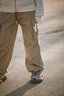 巴拉巴拉（BALABALA）童裝兒童褲子男童長(cháng)褲女童春秋寬松工裝褲百搭時(shí)尚戶(hù)外 駝色50105 170 曬單實(shí)拍圖