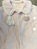 戴維貝拉女童抗靜電家居服套裝2023秋冬兒童寶寶法蘭絨睡衣 曬單實(shí)拍圖