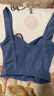 lululemon丨Ribbed Softstreme? 女士羅紋桃心領(lǐng)背心 LW1EVIS 綠洲藍(lán) XS 曬單實拍圖