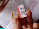 千影珠寶黃金戒指9999足金實(shí)心素圈男女款真金指環(huán)活口結婚首飾送媽媽 約3.46-3.6g(含工費28) 曬單實(shí)拍圖