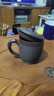 尊壺宜興紫砂茶杯子茶具大號(hào)帶把竹編蓋杯辦公室喝水杯子禮盒裝 羅曉東 帶把竹編蓋杯 紫泥390cc 曬單實(shí)拍圖