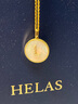 helas赫拉18K金字母定制項鏈輕奢白貝母鎖骨鏈鉆石吊墜送女友生日禮物 吊墜+贈S925鏈（帶鉆版） L 曬單實拍圖