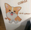 歐仕圖（OUSHITU） 墻貼自粘 可愛狗狗貼畫冰箱衣柜房門裝飾貼紙兒童房墻面布置墻貼 可愛柯基 曬單實(shí)拍圖