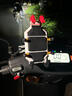 九號手機支架中置M95C/N85/E200/F90/M90/C90電動(dòng)車(chē)手機支架九號 彩甲通用款【后視鏡座安裝】手機支架（送防盜扣） 曬單實(shí)拍圖