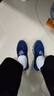 卡帝樂(lè )鱷魚(yú)（CARTELO）老北京布鞋平底網(wǎng)鞋男透氣網(wǎng)眼鏤空網(wǎng)面運動(dòng)鞋一腳蹬夏天大碼男鞋 藍色 標準運動(dòng)碼 42 曬單實(shí)拍圖