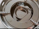 CAMTE不銹鋼酒精爐火鍋爐家用干鍋鍋具固體酒精爐鍋套裝小火鍋專用便攜 防風(fēng)酒精爐+干鍋有蓋 24cm 曬單實拍圖