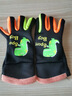沐馳斯頓兒童手套男童女童秋冬季加絨保暖防寒夜光可愛(ài)卡通戶(hù)外騎車(chē)防潑水 小恐龍黑色 小童4-10歲 1雙 曬單實(shí)拍圖