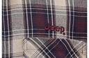 吉普（JEEP）美國正品Jeep高端美式復古格子長袖襯衫男士潮牌休閑襯衣外套春秋 紅格襯衫【官方正品】 XL 【適合145斤左右】 曬單實拍圖